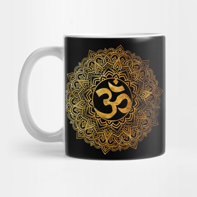 'Sacred Gold Mandala Spiritual Yoga' Awesome Yoga Gift by ourwackyhome